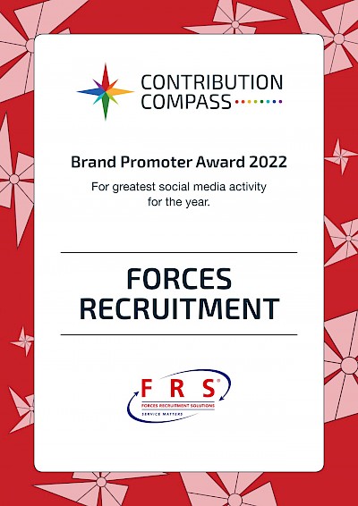 Image for blog post Forces Recruitment Wins Brand Promoter Award for Third Year Running